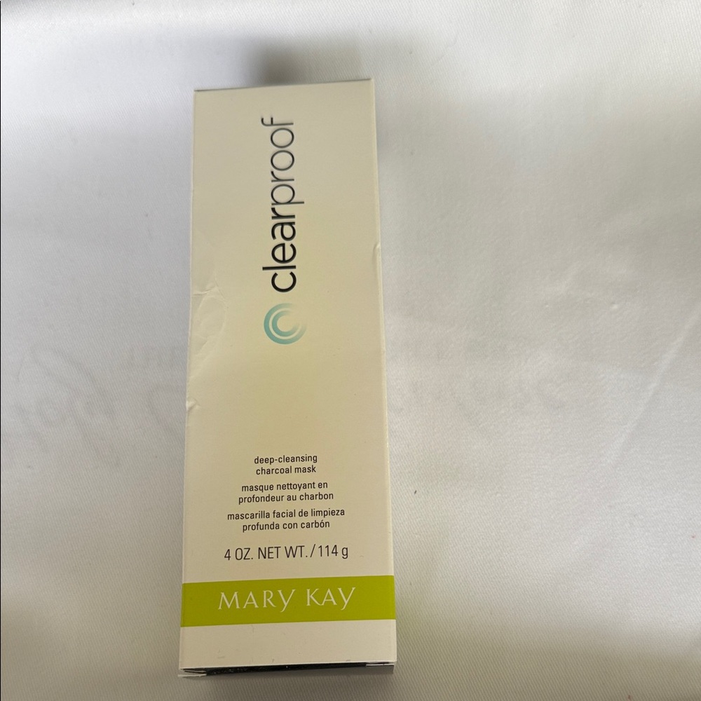 Mary Kay Clearproof Charcoal Mask - White and Green Packaging